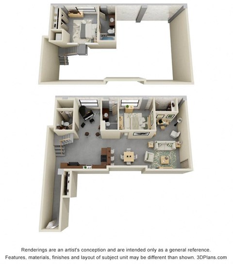 2 Bedroom Floor Plan